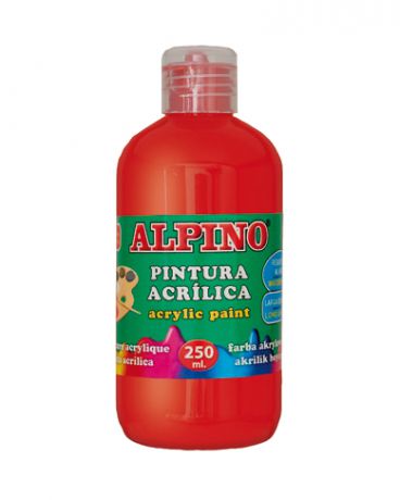 Alpino Акриловая 250 мл цвет красный