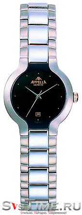 Appella Женские швейцарские наручные часы Appella 348-3004