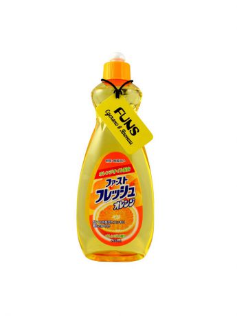 FUNS Жидкость для мытья посуды FUNS свежий апельсин 600 мл