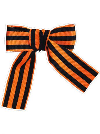 Оранжевый Слоник Виниловая наклейка цветная 'Лента3'