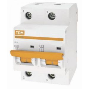 Автоматический выключатель tdm ва47-100 2р 40а 10ка d sq0207-0018