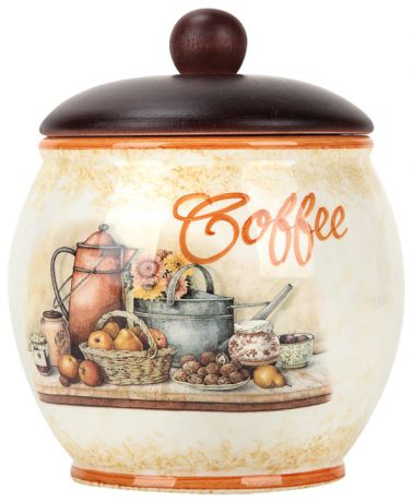 Ceramiche Fabbro Банка для сыпучих продуктов 0,5л кофе кухня