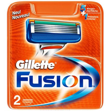 Gillette Кассеты сменные fusion для бритья 2шт