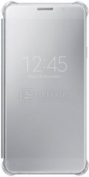 Чехол-книжка Samsung Clear View Cover для Samsung Galaxy A710, Поликарбонат, Silver, Серебристый, EF-ZA710CSEGRU