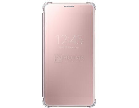 Чехол-книжка Samsung Clear View Cover для Samsung Galaxy A510, Поликарбонат, Pink, Розовый, EF-ZA510CZEGRU