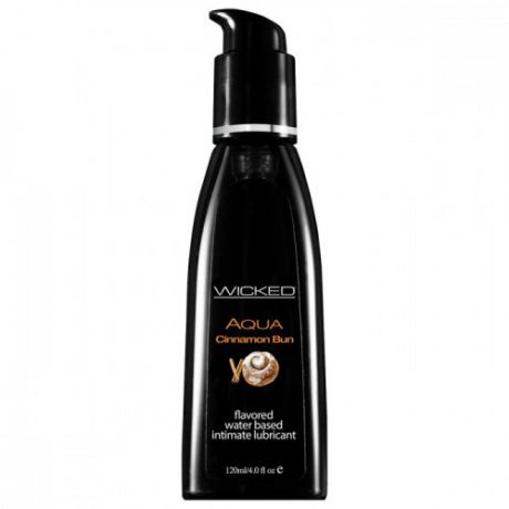 Лубрикант со вкусом булочки с корицей WICKED AQUA 120 ml