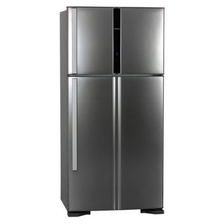 Холодильник с верхней морозильной камерой широкий Hitachi Big 2 R-V 662 PU3 INX