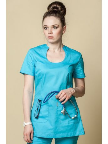 Блузки Avemed Блузка медицинская Pamela Azure