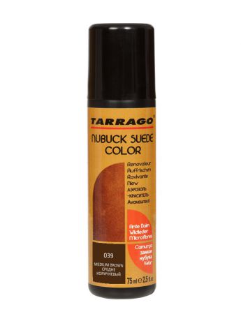 Краски для обуви Tarrago Краситель для замши и нубука, NUBUCK COLOR, флакон, 75мл. (39 средне-коричневый)