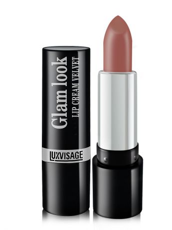 Помады LUXVISAGE Губная помада GLAM LOOK cream velvet, тон 324 шоколадный маффин