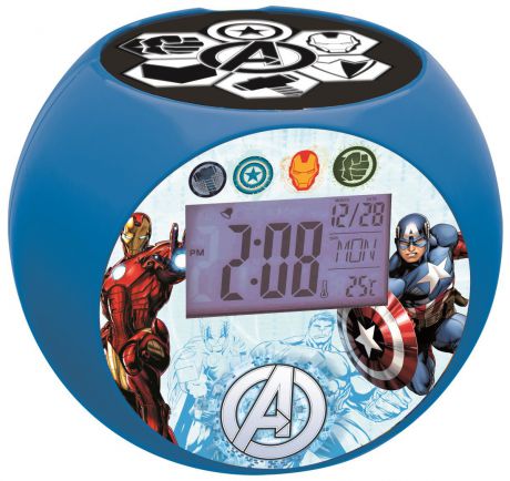 Часы-будильник-проектор Avengers