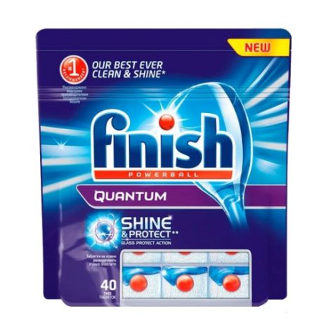 Таблетки для посудомоечных машин Finish Quantum 40 шт.