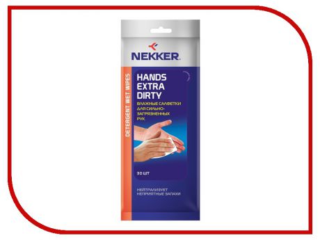 Салфетки влажные Nekker Hands Extra Dirty Detergent Wet Wipes VSK-00061092 для рук