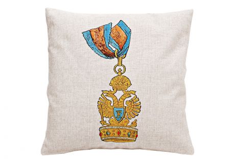 Object Desire Декоративная подушка «Орден Железной короны, Ломбардия»