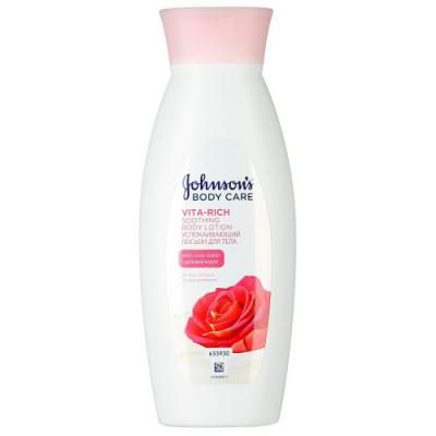 Johnsons Body Care VITA-RICH Успокаивающий лосьон с розовой водой 250 мл
