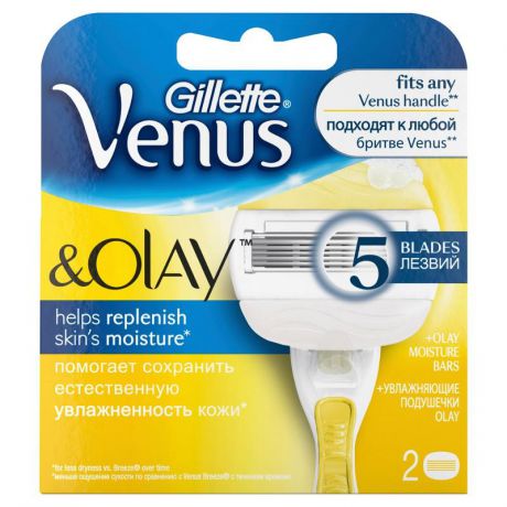 Кассеты для бритья Gillette VenusOlay, 2 шт
