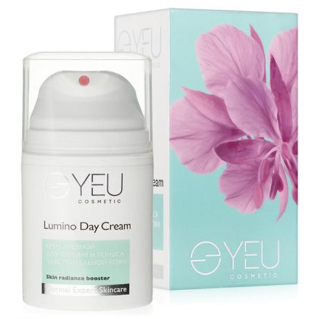 Крем для лица YEU Lumino Day Cream + C, 50 мл, дневной, для сияния и тонуса, для чувствительной кожи