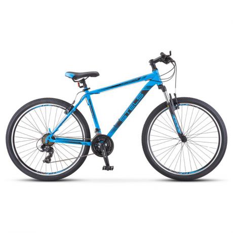 Велосипед STELS Navigator-700 V 27.5" (V010) (2018), колесо 27.5, рама 21 синий