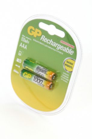 Аккумулятор GP Rechargeable 100AAAHC-2CR2 (2 шт) в блистере GP100AAAHC-2DECRC2
