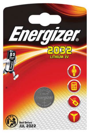 Батарейка Energizer CR2032 BP1 1шт в блистере