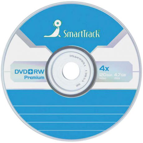 Диск, DVD+RW 4.7Gb Smart Track 4x Slim