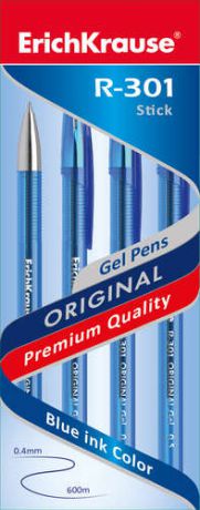 Ручка гелевая ERICH KRAUSE R-301 ORIGINAL Gel толщ. письма 0,5мм,синий EK40318