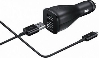 Автомобильное зарядное устройство+универсальный DATA кабель Samsung EP-LN 920 BBEGRU