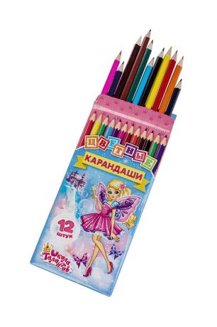 Набор цветных карандашей "Принцесса"