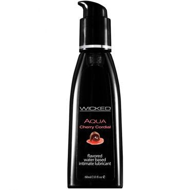 Wicked Aqua Cherry Cordial, 60 мл Лубрикант со вкусом вишневого ликера