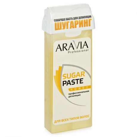 Сахарная паста для депиляции в катридже Aravia Professional Медовая, 150 гр