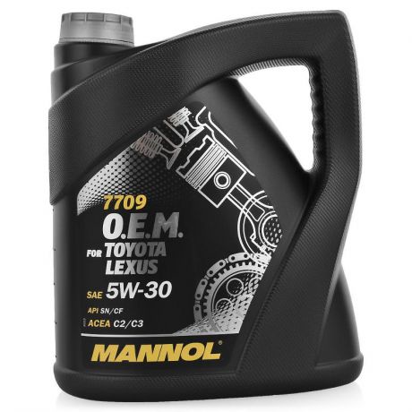 Моторное масло Mannol O.E.M. for Toyota Lexus 5W30, 4л, синтетическое