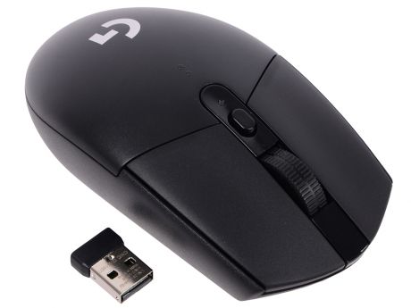 Мышь Logitech G305 Wireless Gaming Mouse Lightspeed Black USB оптическая, 12000 dpi, 5 кнопок + колесо