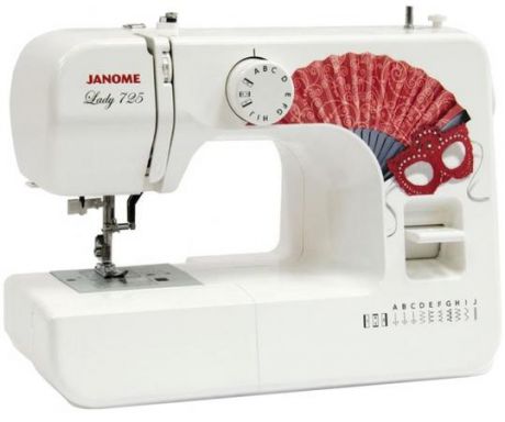 Швейная машинка Janome Lady 725 белый