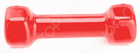 Гантель обрезиненная Bradex Rubber covered barbell. Цвет: красный