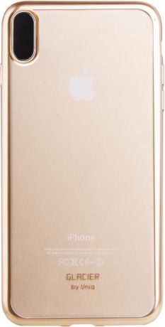 Клип-кейс Uniq Glacier Frost для Apple iPhone X (золотистый)