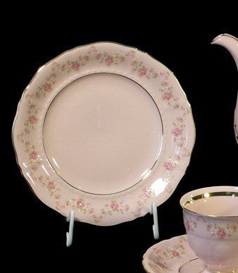 Leander Набор тарелок Соната Розовая нить, 18 пр., розовый фарфор 07260119-0158 Leander