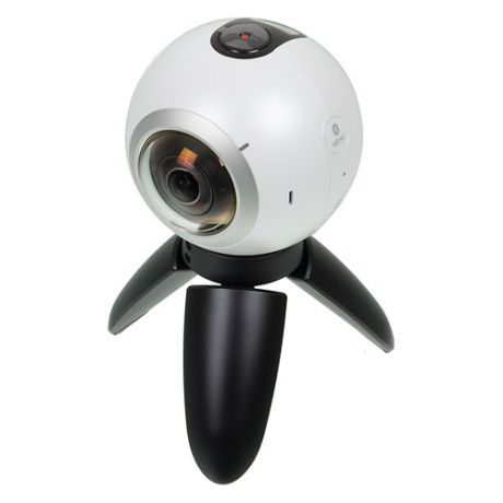 Камера SAMSUNG Gear 360 SM-C200N, белый [sm-c200nzwaser]