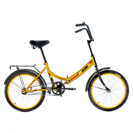Велосипед ALTAIR CITY 20 желтый ростовка 14"