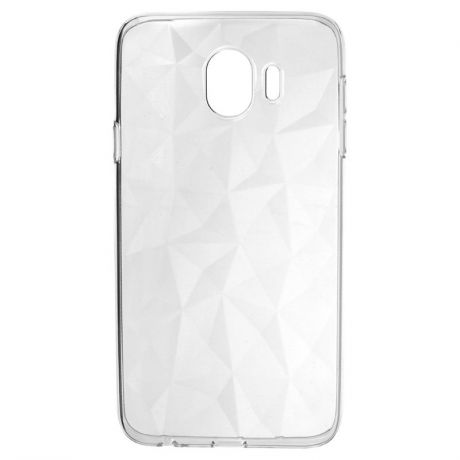 Чехол-крышка SkinBox Diamond для Samsung Galaxy J4 2018, прозрачный