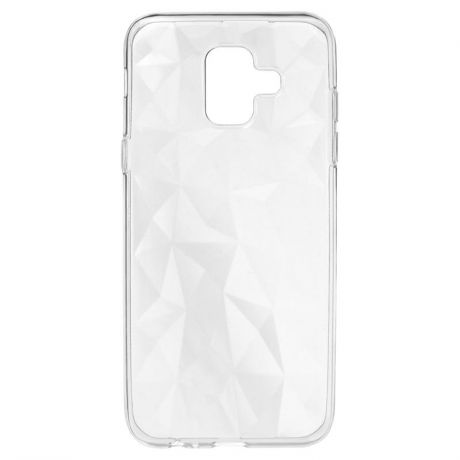 Чехол-крышка SkinBox Diamond для Samsung Galaxy A6 2018, прозрачный
