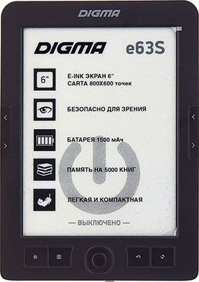 Электронная книга Digma E 63 S