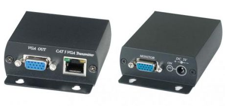 Распределитель SC&T VD102 (VE02) 1 VGA вход на 2 выхода 1VGA+1RJ-45 VD102-2