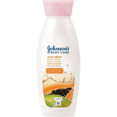 Johnsons Body Care VITA-RICH Смягчающий гель для душа с экстрактом папайи 250 мл