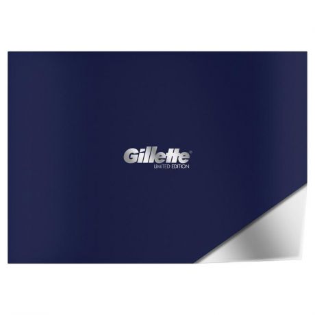 Подарочный набор Gillette Fusion5 ProShield Chill ограниченная серия с хромированной ручкой (Бритва + 5 сменных кассет + Гель для бритья, 200 мл + Подставка)
