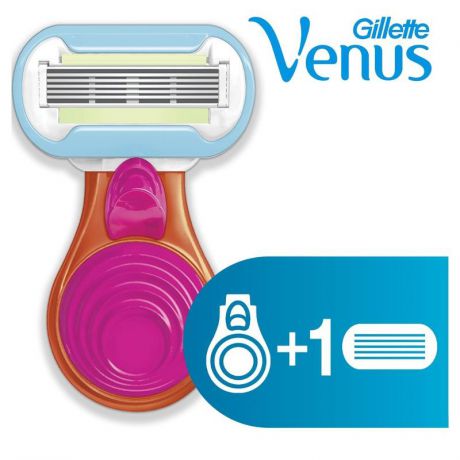 Женская бритва Gillette Venus Snap Embrace + Сменная кассета 1 шт.