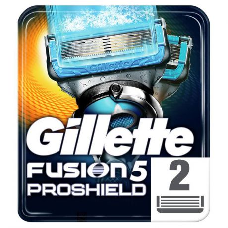 Сменные кассеты Gillette Fusion5 ProShield Chill 2 шт.