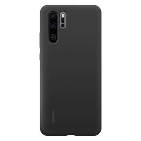 Чехол (клип-кейс) HONOR Silicon cover, для Huawei P30 Pro, черный [51992872]