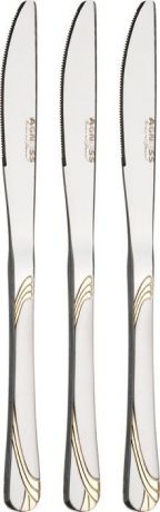 Набор ножей Agness, 922-225, серебристый, длина 23 см, 3 шт