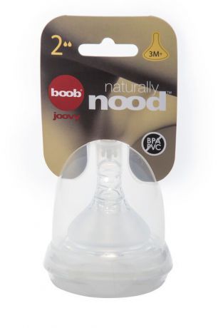 Соска Joovy Naturally Nood Nipple, 2 стадия 3мес+
