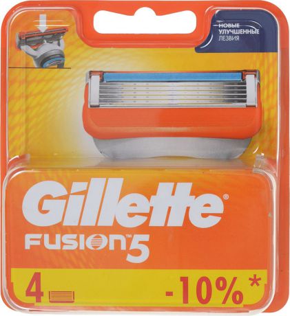 Сменные Кассеты Gillette Fusion5 Для Мужской Бритвы, 4 шт (GIL-75048930)